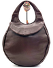 MICHIAMO JAPAN. Brown Lambskin Leather Shoulder Bag Hand Bag w/Shoulder Strap