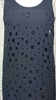 Liviana Conti Italy. Black Circle Cutout Sleeveless Tank Dress