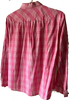 Caron Callahan NYC. Alice Shirt Pink Plaid