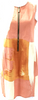 Donna Karan NY. Multi-Color Round Neck Sleeveless Midi Dress