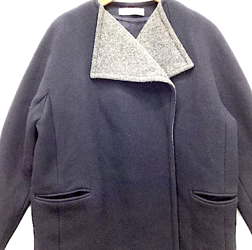 SAYAKA DAVIS JAPAN. Navy Color Wool Coat