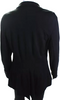 Ivan Grundahl Copenhagen. Black Viscose Button Down Peplum Jacket