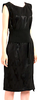 Maison Margiela Paris. NEW. NWOT. Black Rayon Blend Sleeveless Shift Dress