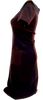Fendi Italy. Black Wool Dress