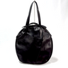 MICHIAMO JAPAN. Black Kip Leather Shoulder Bag / Tote Bag