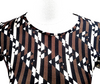 Fendi Italy. Abstract Logo Printed Nylon Top