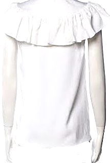 Miu Miu Italy. Vintage 2012 Collection Viscose Blend Off-The-Shoulder Blouse