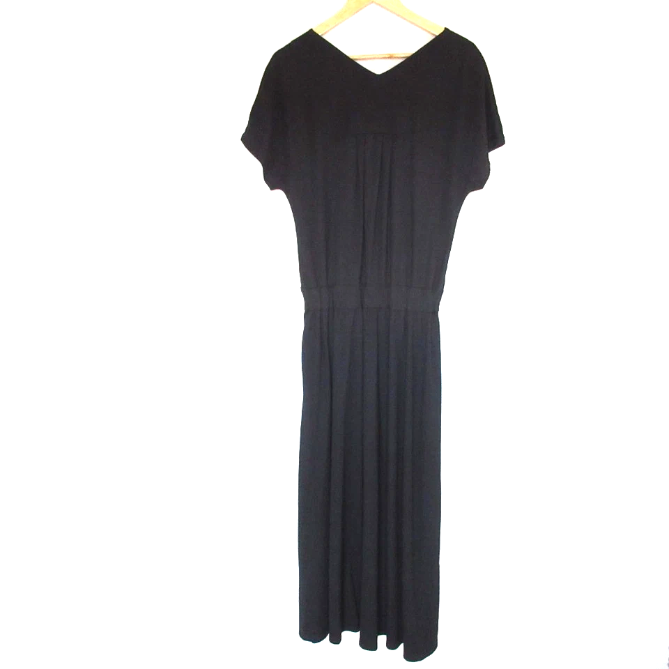 BEAUTY&YOUTH UNITED ARROWS JAPAN. Black Belted Maxi Dress