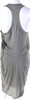 Helmut Lang NY. Gray Scoop Neck Sleeveless Shift Dress