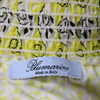 Blumarine Italy Anna Molinari. Off-Shoulder Animal Print Silk Tunic