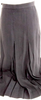 Chanel Paris. Black Acetate, Viscose Blend Pleats Accent Flared Skirt
