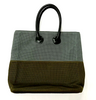 Comme des Garcons Japan. Grey/Brown Medium Tote Bag
