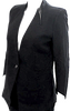 Helmut Lang For Intermix, Black Wool Single Button Blazer Jacket