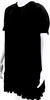 Ulla Johnson NY. Black Cotton Textured Short Sleeve Tiered Dress