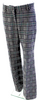CHLOE PARIS. See by Chloe Gray Blue Flat Front Plaid Wide Leg Trousers