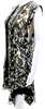 Chloe Paris. Multi-Color Sleeveless Round Neck Lace Pattern Dress