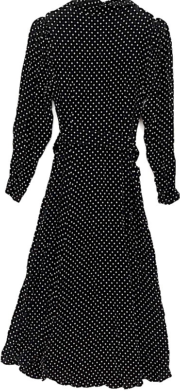 Ghost UK. Tanya Sarne. Black Viscose Maxi Dress