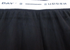 UNITED TOKYO JAPAN. Black Tulle Embroidery Skirt