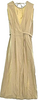 MYSTIC JAPAN. Beige Viscose/Cotton Blend Dress