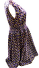 Prada Italy. Vintage Print Cotton/Elastane Dress
