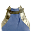 Gucci Italy. Vintage Silk Cupro Silk Halter Sleeveless Dress