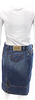 Dolce & Gabbana Italy. D&G Blue Cotton Denim Knee Length Pencil Skirt
