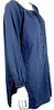 Hannoh Wessel  ITALY. Cotton Navy Blue Dress Scoop Neck
