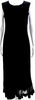 Marithe + Francois Girbaud Paris.  Black Sleeveless Maxi Tank Dress