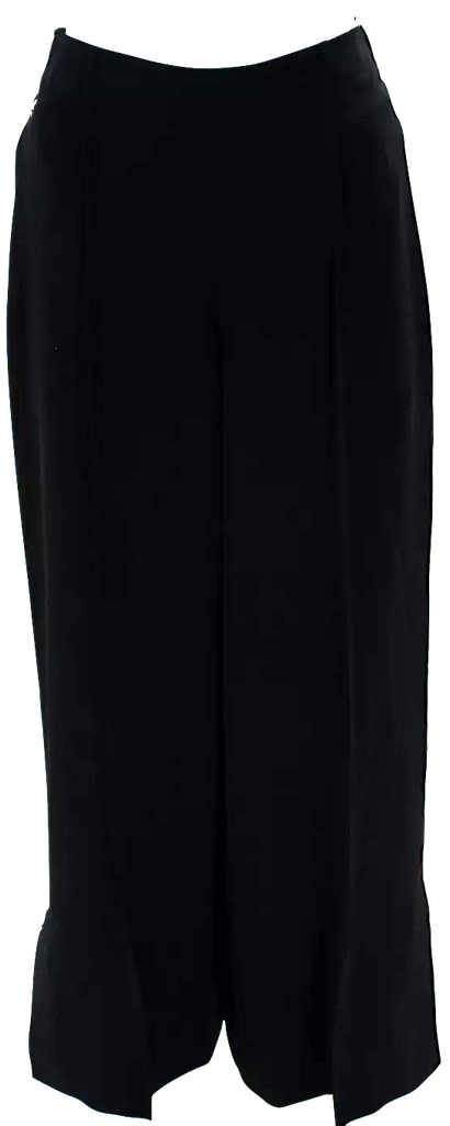Adeam Japan. NEW W/TAGS. Black Wide Leg Iris, Elastic Waistband High Rise Pants