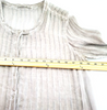 Transit Par Such Italy. Tan Sheer Minimalist Lagenlook Linen Tunic Top / Mini Dress