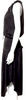 Ulla Johnson Black PolyTech Fabric V-Neck Long Dress