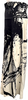 Masahiko Maruyama Japan. nude. Distortion 3. Black/Tan Abstract Cotton Skirt