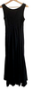 Donna Karan NY. DKNY. Black Viscose Blend Long Dress