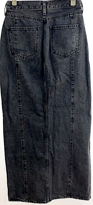 UNITED TOKYO JAPAN. Gray Cotton Denim Skirt