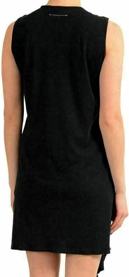 Maison Margiela MM6 Paris. NEW. NWT. Black Sleeveless Sheath Dress