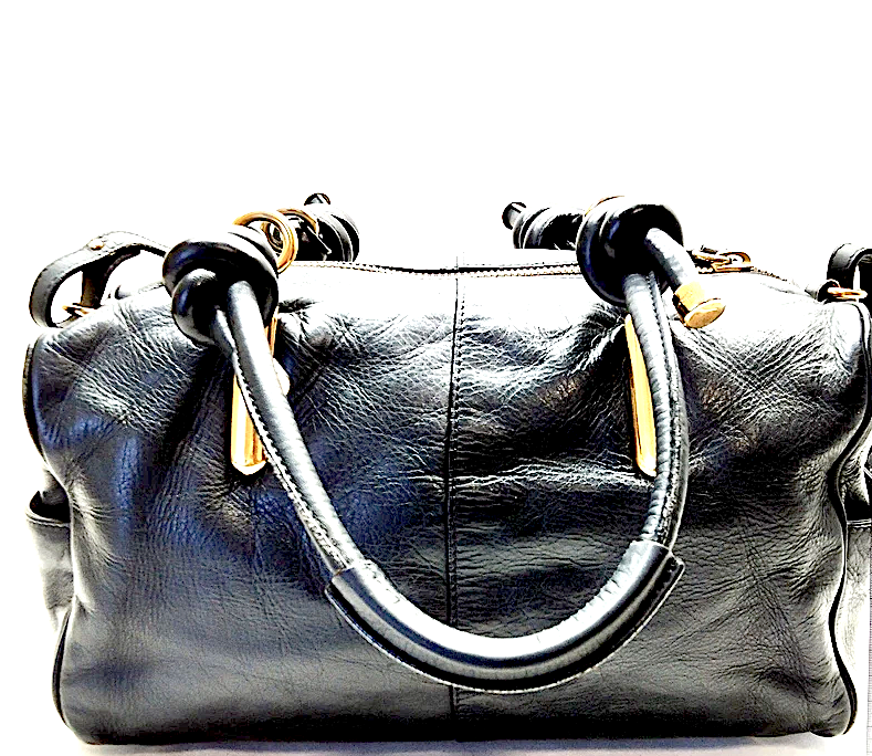 Chloe Paris. Phoebe Philo Vintage Black Leather Shoulder Bag