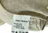 TRANSIT PAR SUCH ITALY. Beige Linen/Silk Dress Cowl Neck Lantern Hem Cap Sleeve