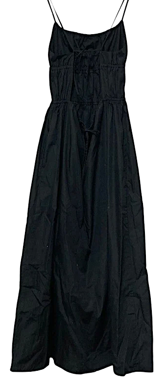 BEAUTY&YOUTH United Arrows Japan. Black Back Ribbon Cami Maxi Dress