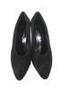 Robert Clergerie Paris. Black Suede Pointed Toe Slide On Pumps Black Size 8.5 B