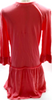 Miu Miu Italy. Pink Cotton Zipper Front Mini Dress