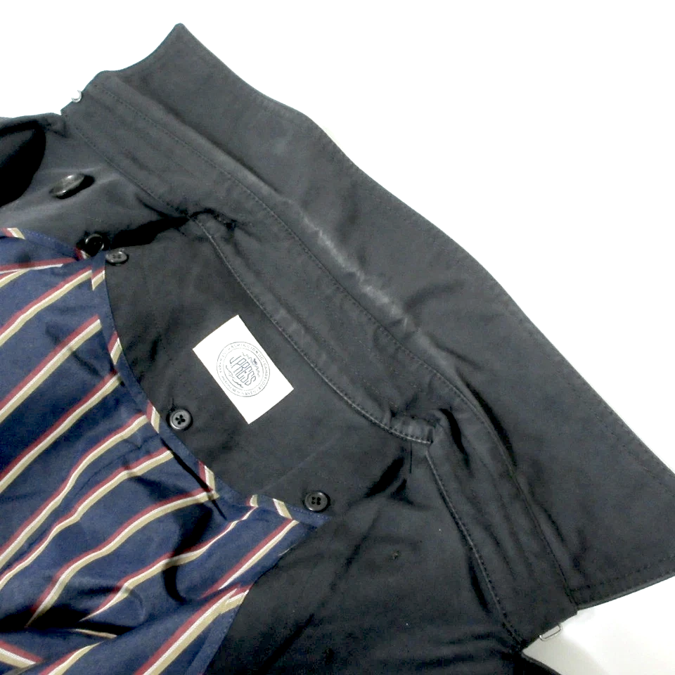 J.PRESS. Vintage Black Long Trench with liner, Belted Coat