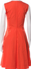 Blumarine ITALY. By Anna Molinari Cotton Blend  V-Neck Knee-Length Dress