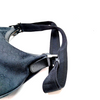 Gucci Italy. Black Canvas/Leather  Logo GG Shoulder Bag