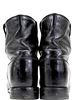 Isabel Marant Etoile PARIS.  Black Round Toe Leather Pull-On Boots Size 8.5