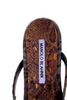 Manolo Blahnik  Brown Animal Print T-Strapped Slip-On Sandals Size EUR 38.5