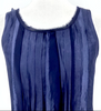 TOMORROWLAND JAPAN. BALLSEY. Blue Silk, Lined sleeveless Shirt Dress