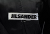 Jil Sander Black Wool Collared Buttoned Long Sleeve Blouse Top