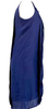TOMORROWLAND JAPAN. BALLSEY. Blue Silk, Lined sleeveless Shirt Dress