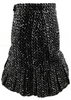 Chanel Paris. Black Tweed Wool, Nylon Skirt