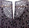 COMME des GARCONS JAPAN. TRICOT. Black Cutwork Sleeveless Dress